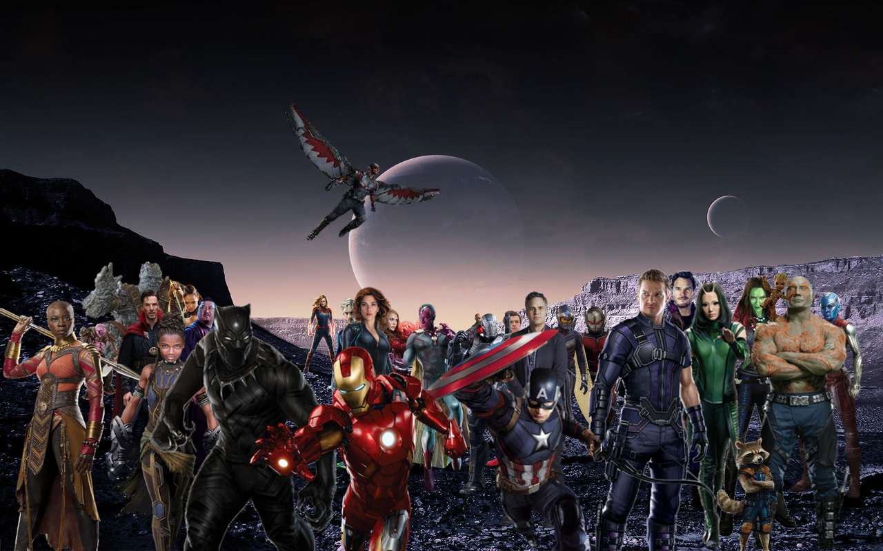 Avengers se shromáždí! online puzzle