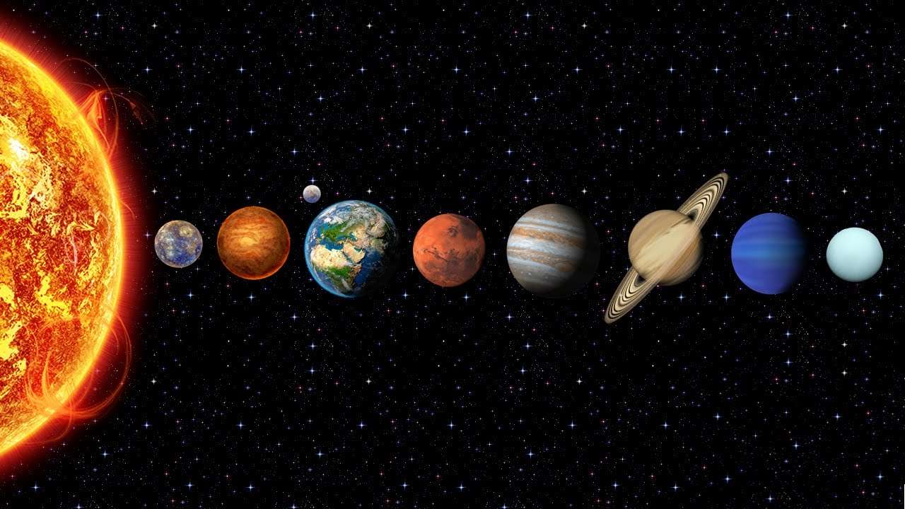A bolygók puzzle online fotóról