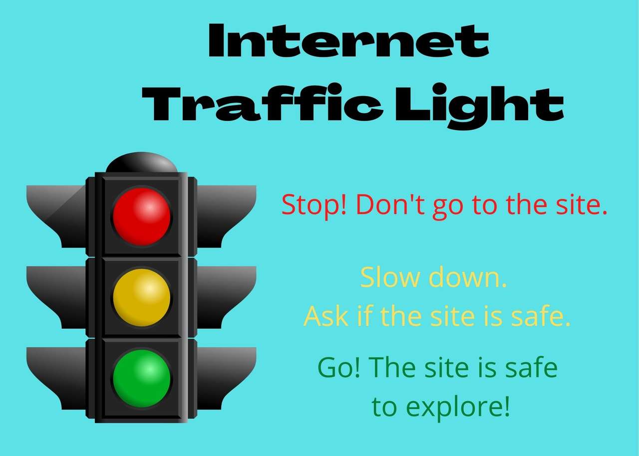 Internet Traffic Light puzzle online from photo