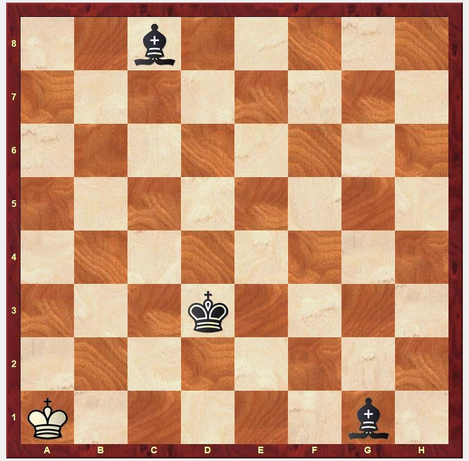 Xadrez - Mate com 2 Bispos пазл онлайн из фото