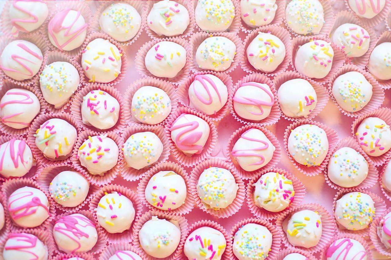 Bonbons pour le dessert puzzle en ligne à partir d'une photo
