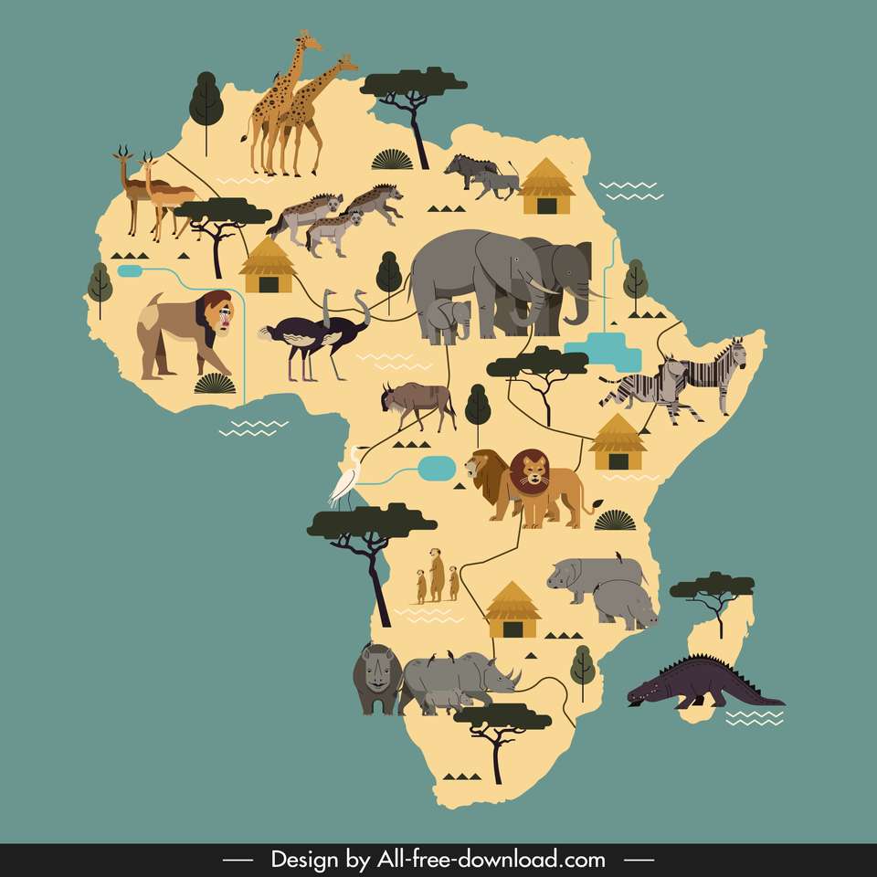 AfrikaNaturen pussel online från foto