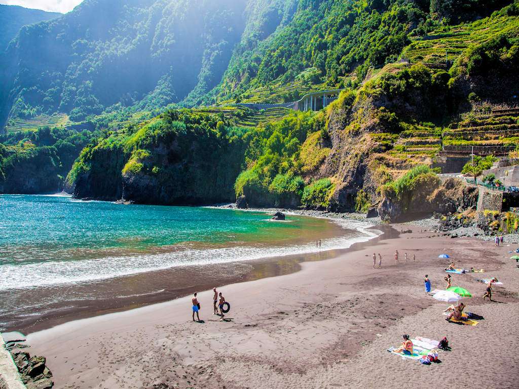 Madeira-Ufer Online-Puzzle