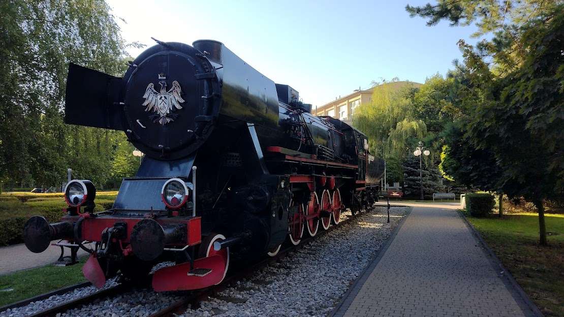 Locomotive at AGH in Krakow online puzzle