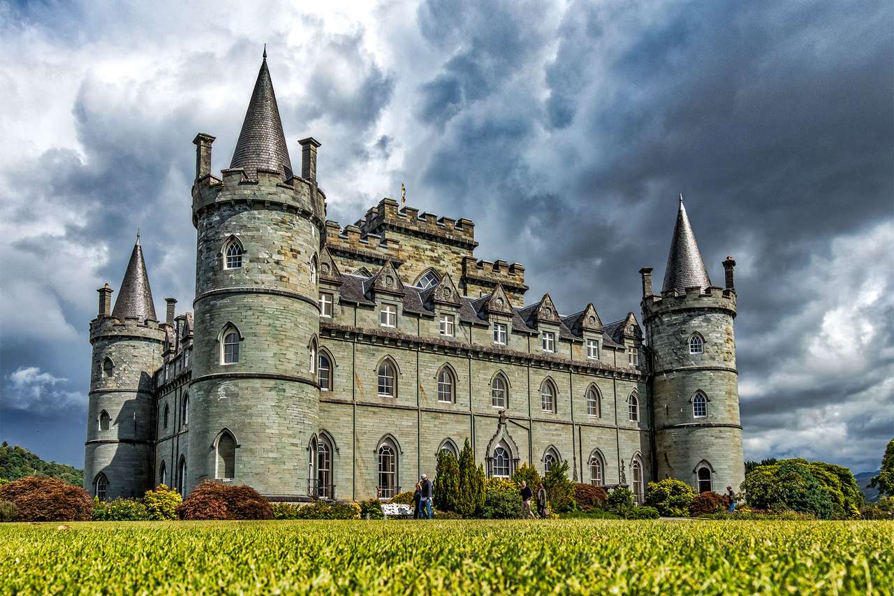 шотландски замък онлайн пъзел