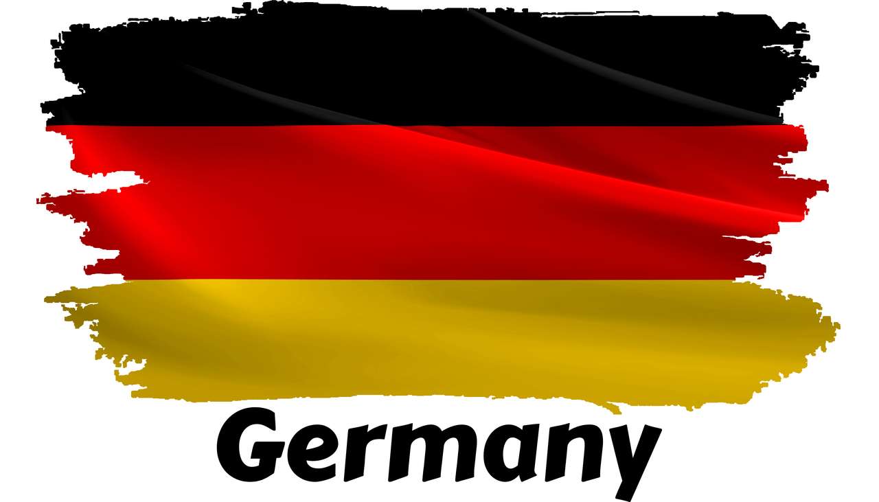Bandeira da Alemanha puzzle online a partir de fotografia