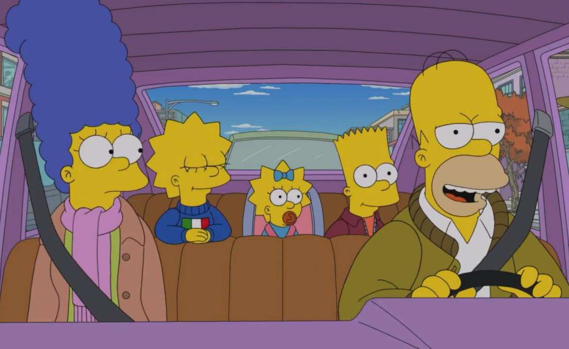 A Simpson család puzzle online fotóról