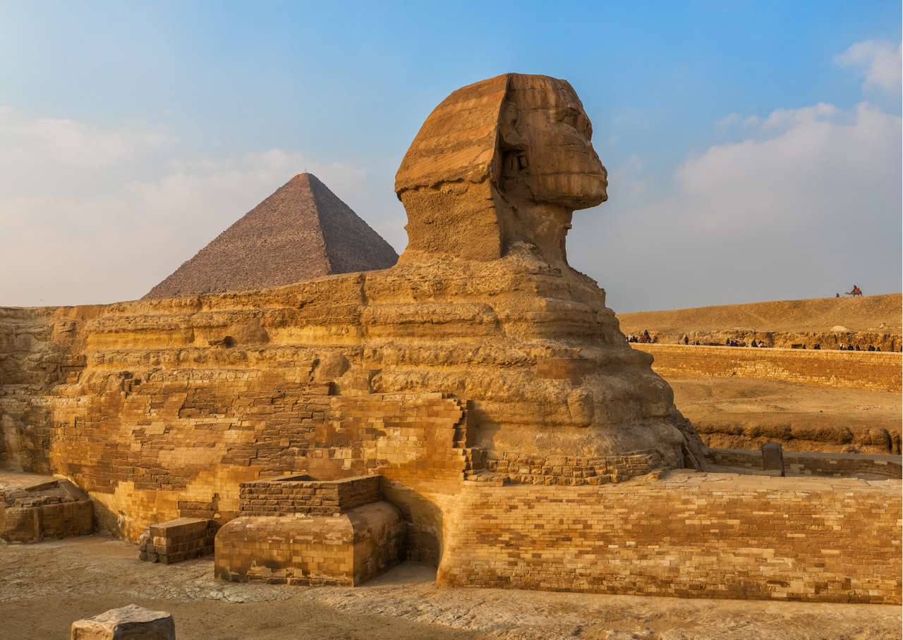 Cheops pyramid puzzle online from photo
