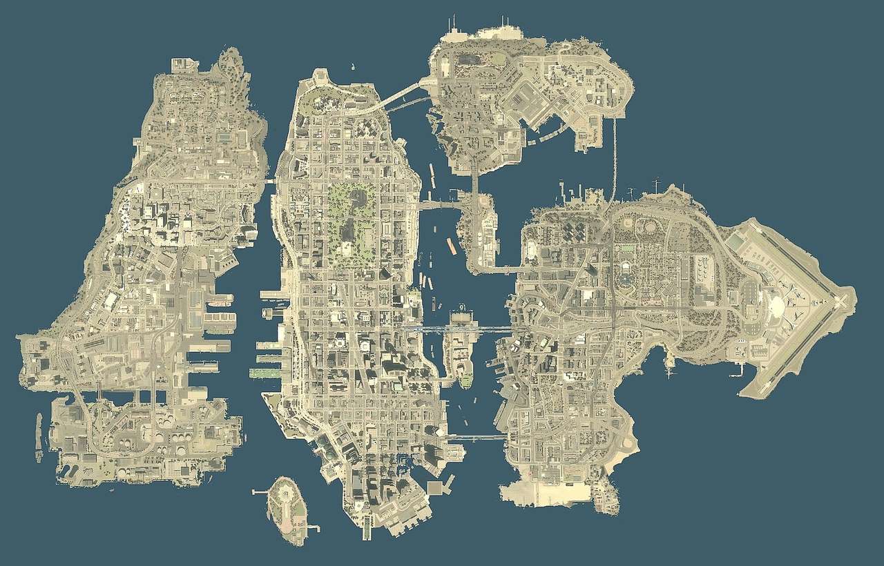 Χάρτης GTA4 online παζλ