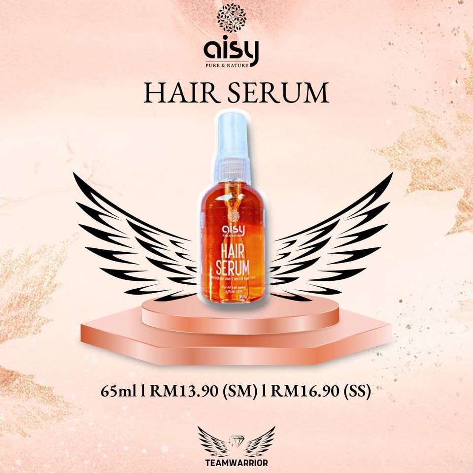 HAIR SERUM puzzle online from photo