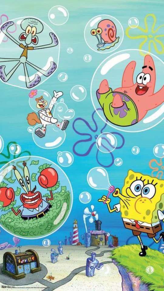 spongebob puzzle online din fotografie