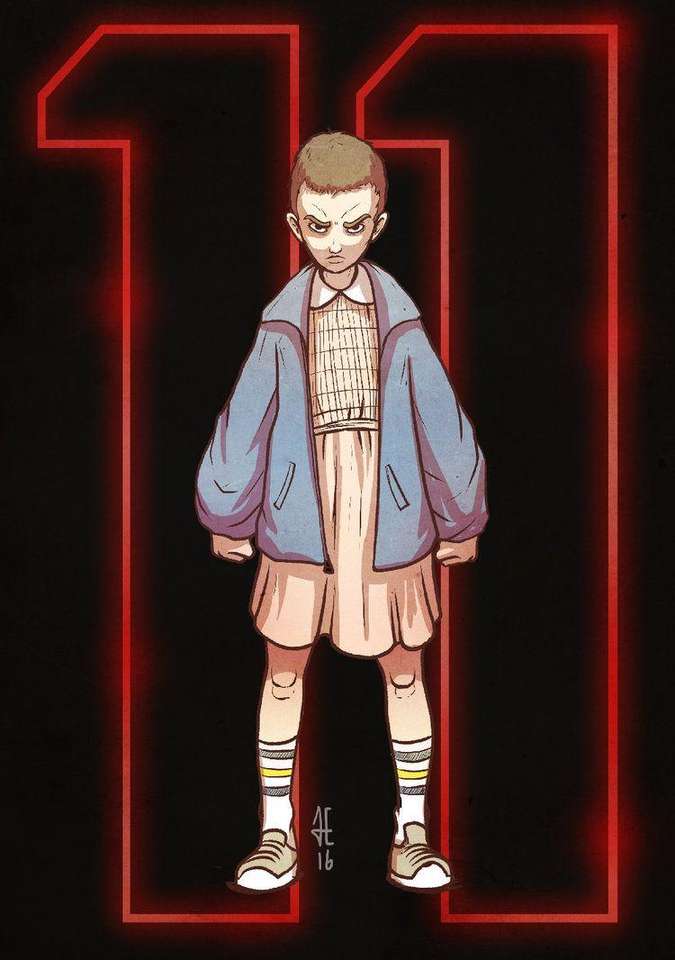 Eleven Stranger Things puzzle online from photo