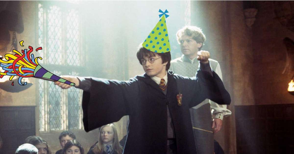 Potters födelsedag nr 3 pussel online från foto