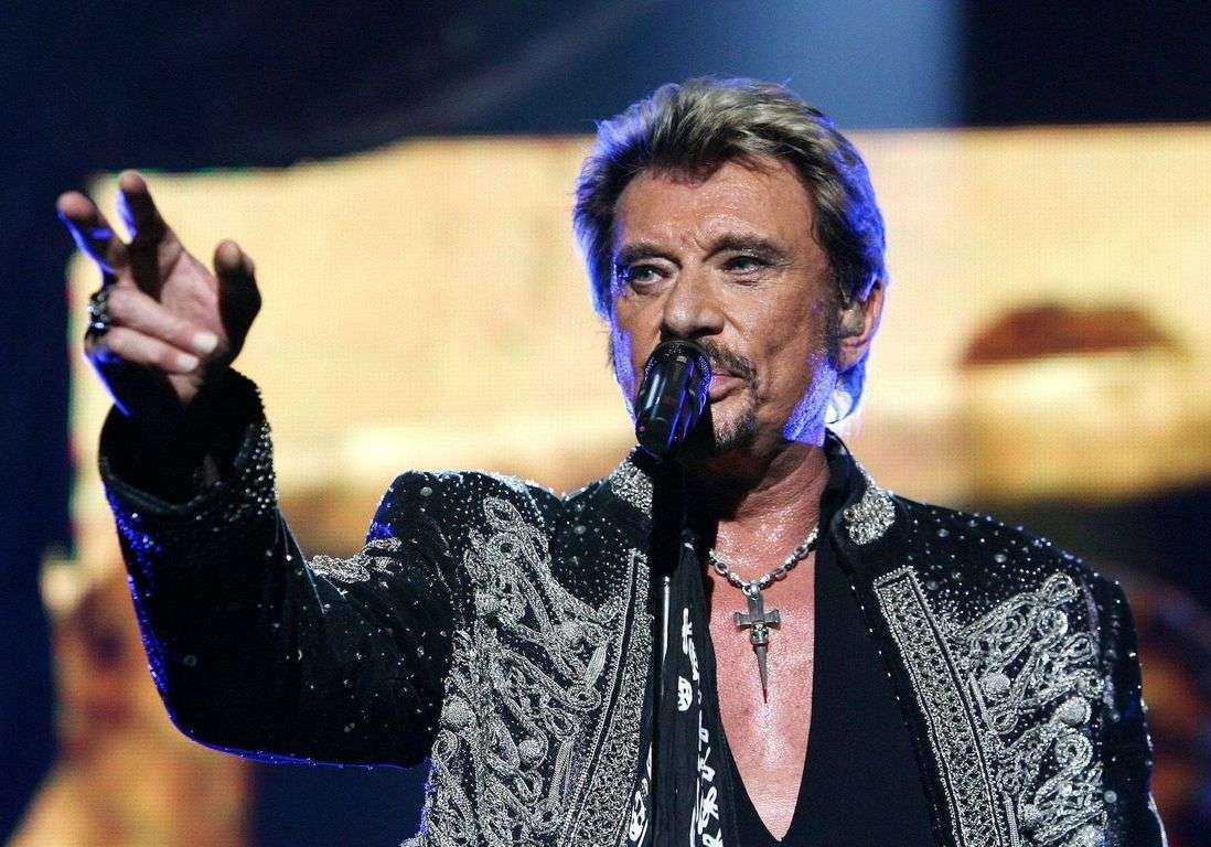 Johnny Hallyday puzzle online from photo