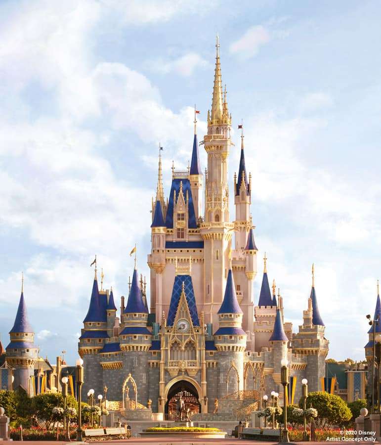Disney-Schloss Online-Puzzle vom Foto
