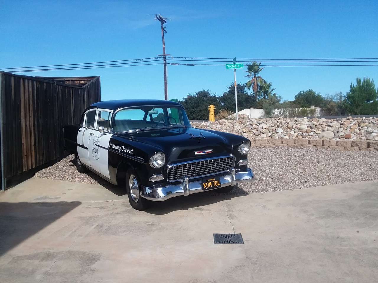 1955 chevy 4dr седан онлайн пазл