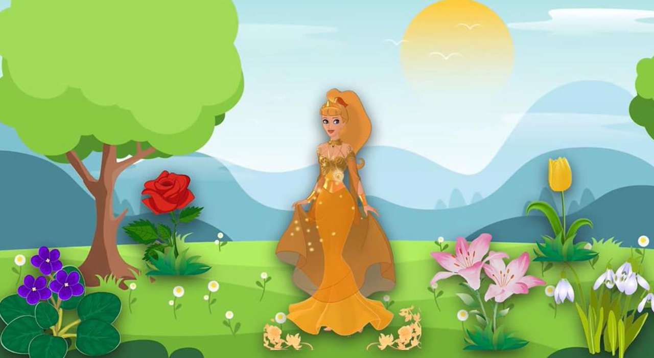 Prinzessin Sonnenstrahl Online-Puzzle