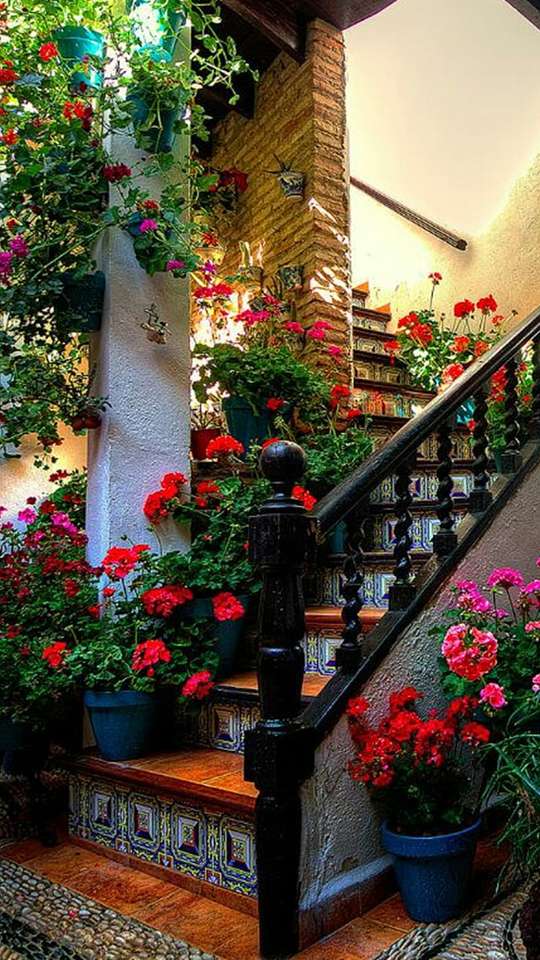 Escadaria de Flores puzzle online