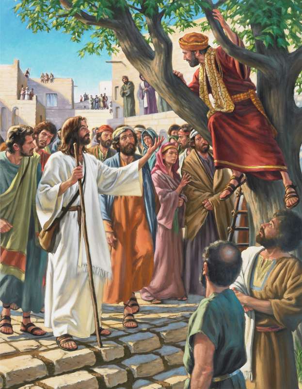 Zacchaeus the tax collector online puzzle
