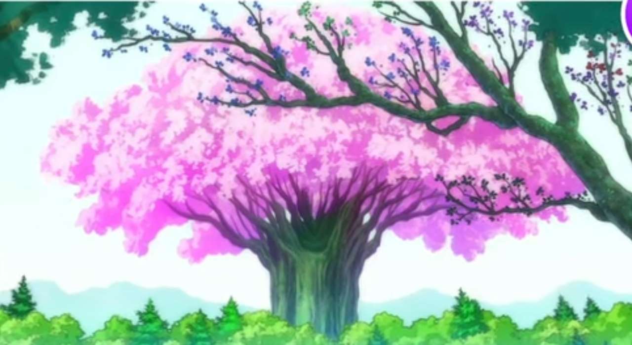 Roztomilý anime obrázek je lipid puzzle online z fotografie