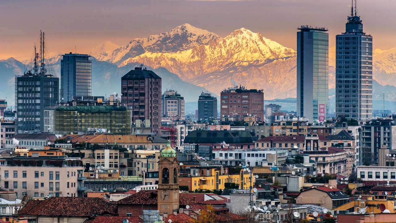 Olasz városkép természeti vadon puzzle online fotóról