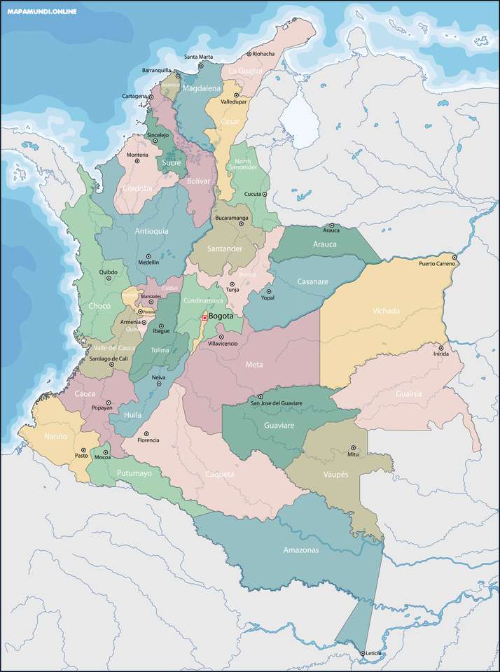 карта природных регионов пазл онлайн из фото