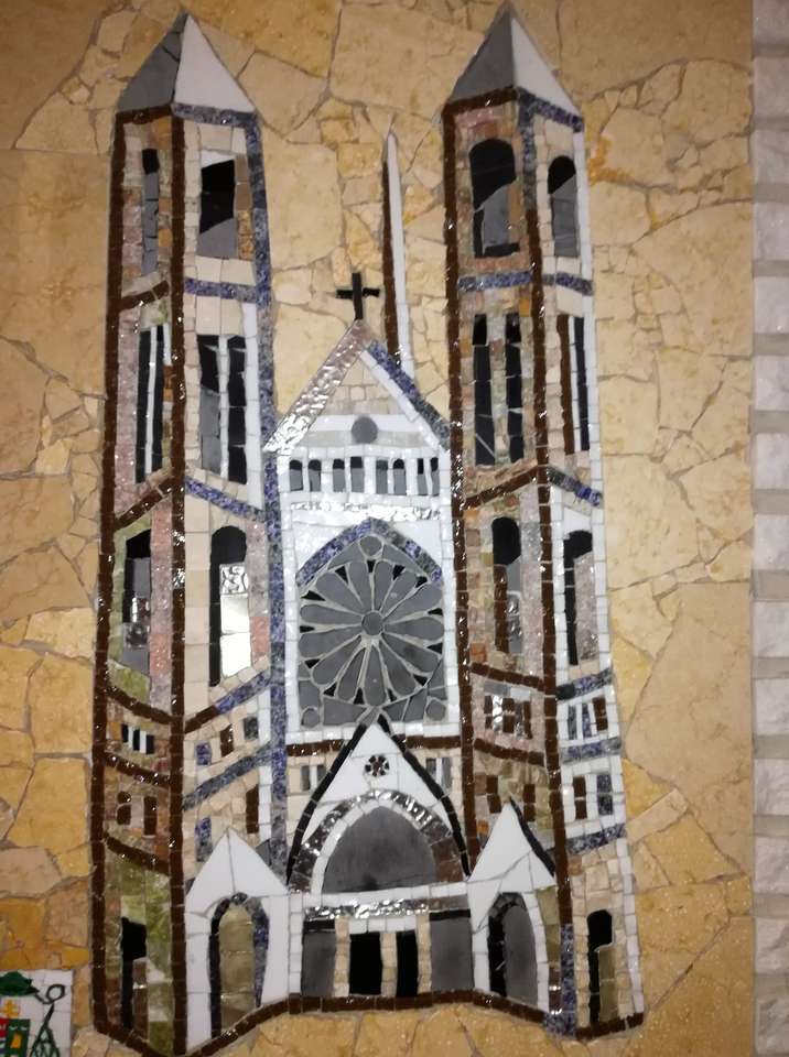Une mosaïque d'une cathédrale puzzle en ligne à partir d'une photo
