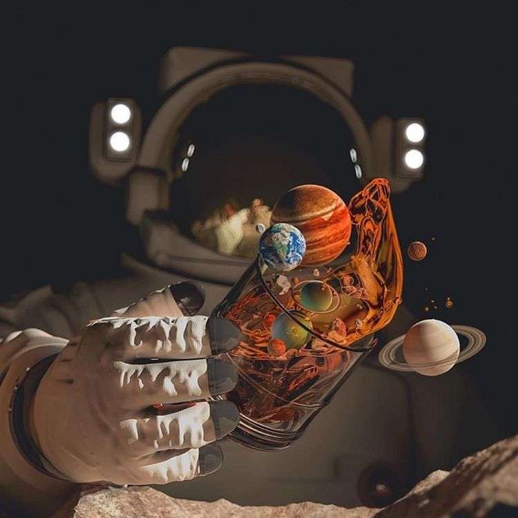 Astronaut puzzle online