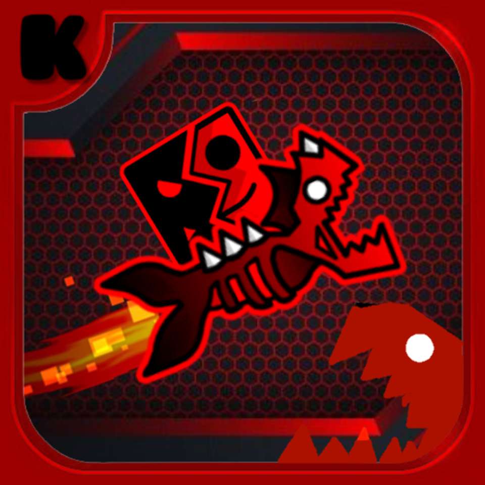 Geometry dash puzzle icone puzzle online from photo