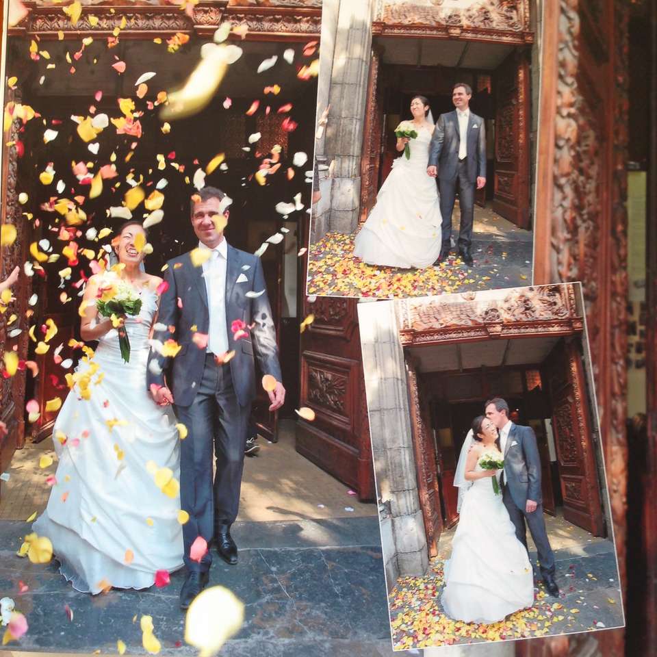 H&L Wedding puzzle online from photo