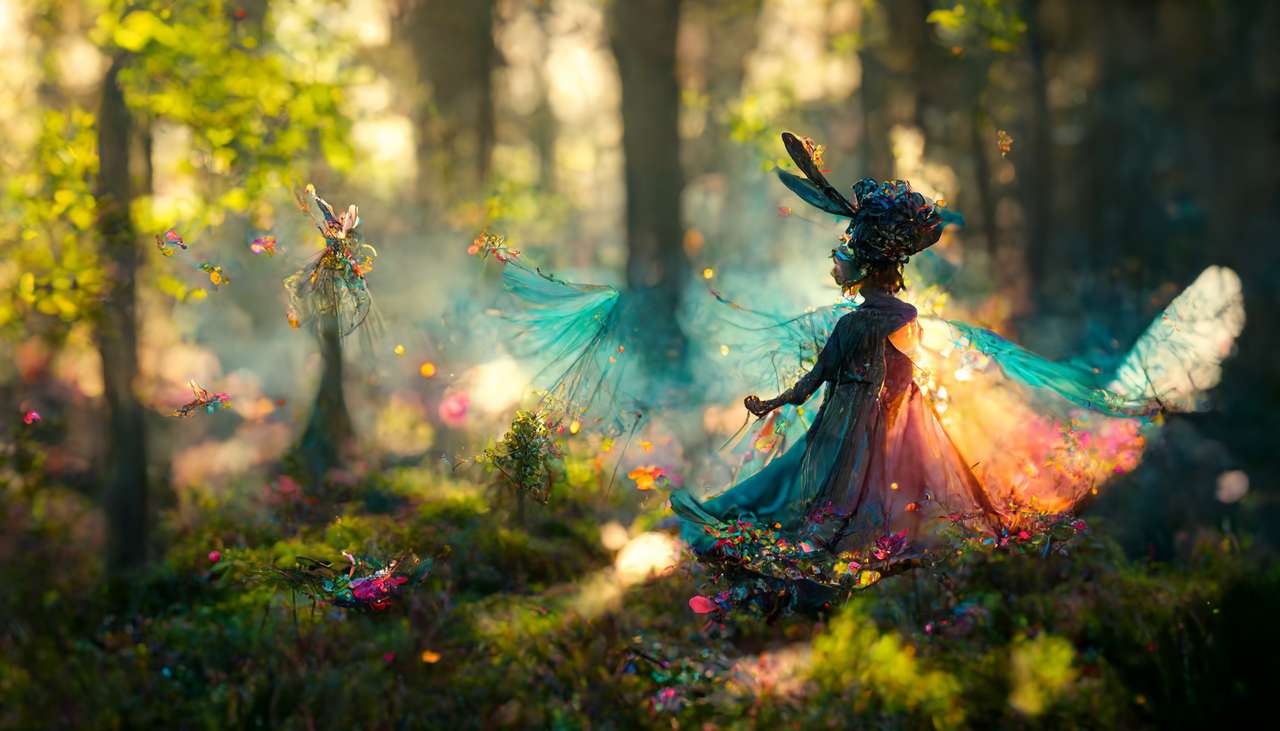 fantasy trollkvinna pussel online från foto