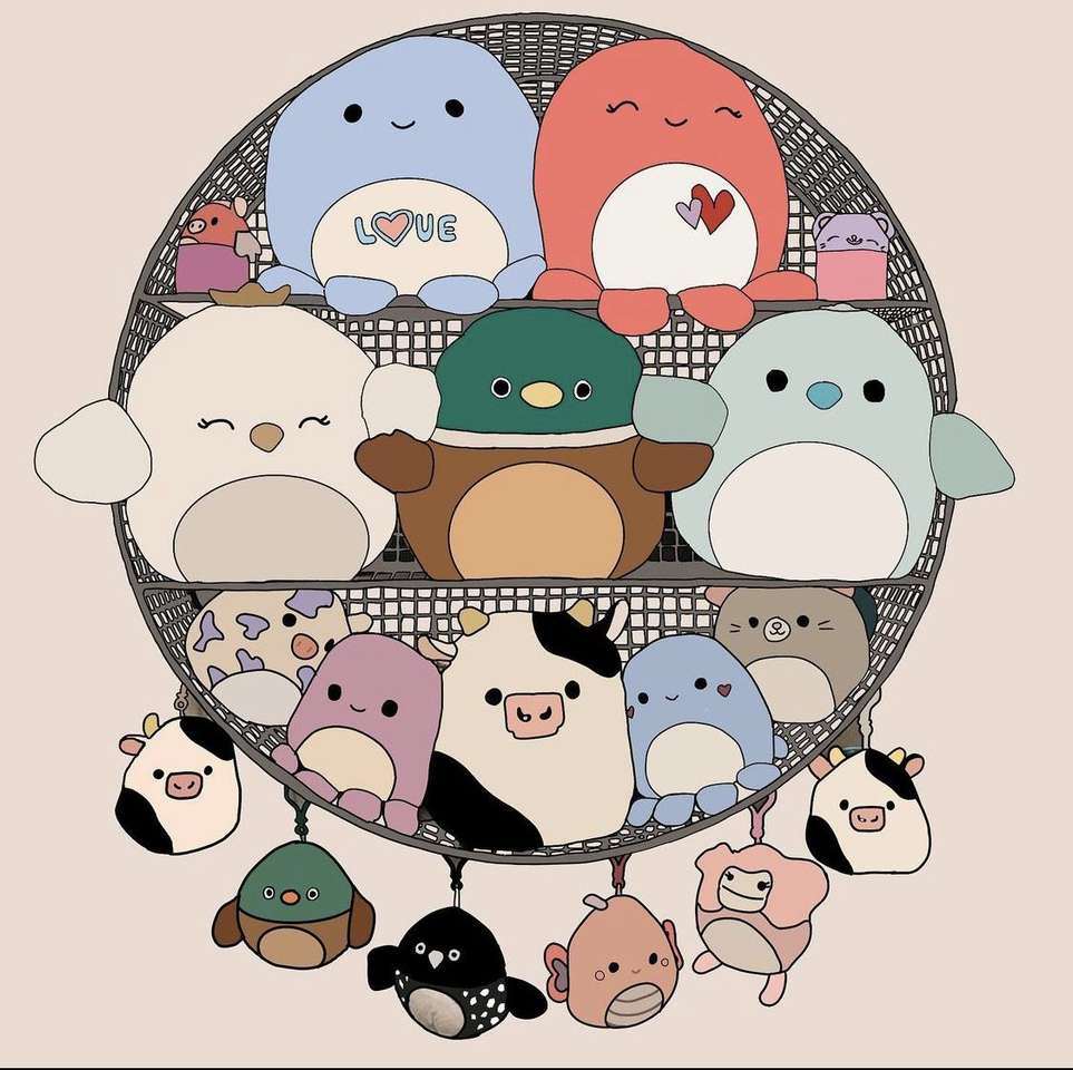 Squishmallows pussel online från foto