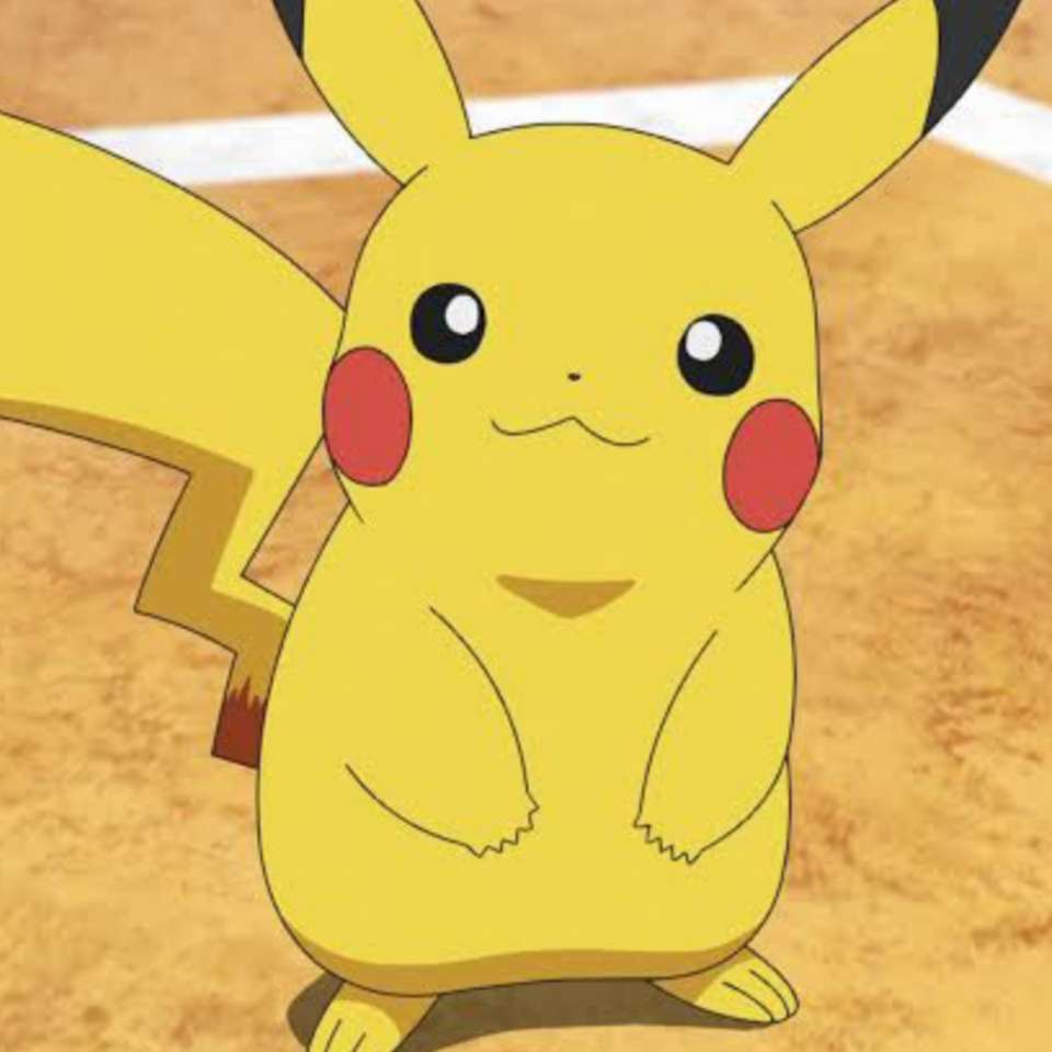 Pikachu pronto para correr puzzle online