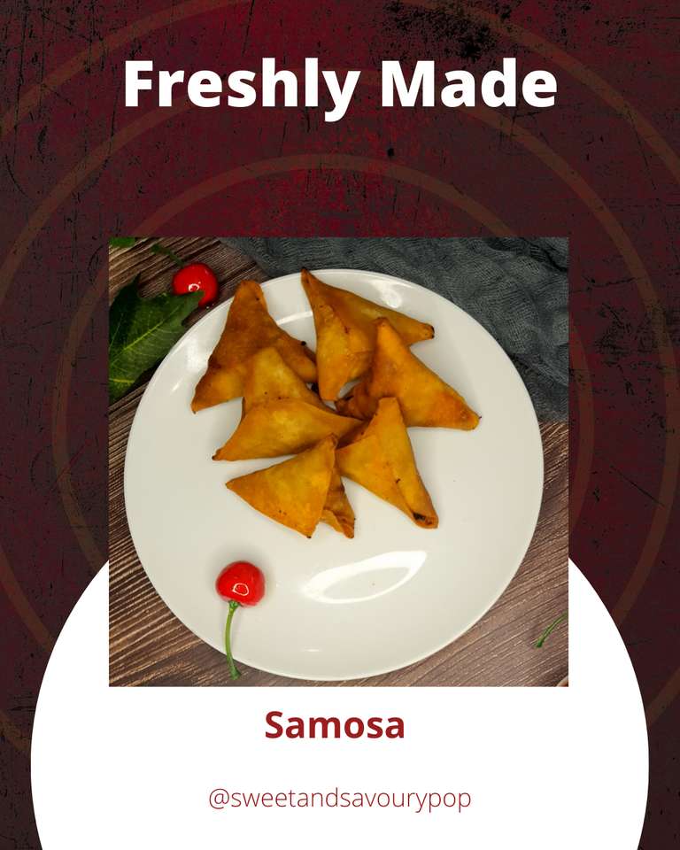 Samosa pic puzzle online from photo
