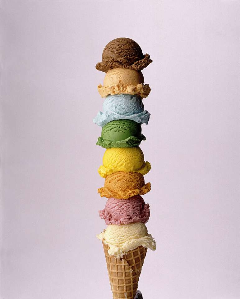 сладолед онлайн пъзел от снимка