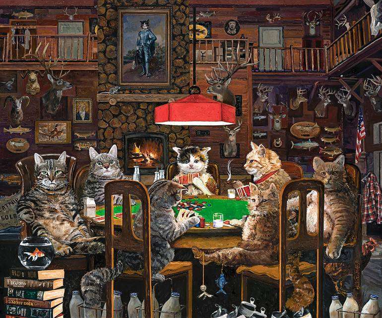 Cats Playing Poker online puzzle