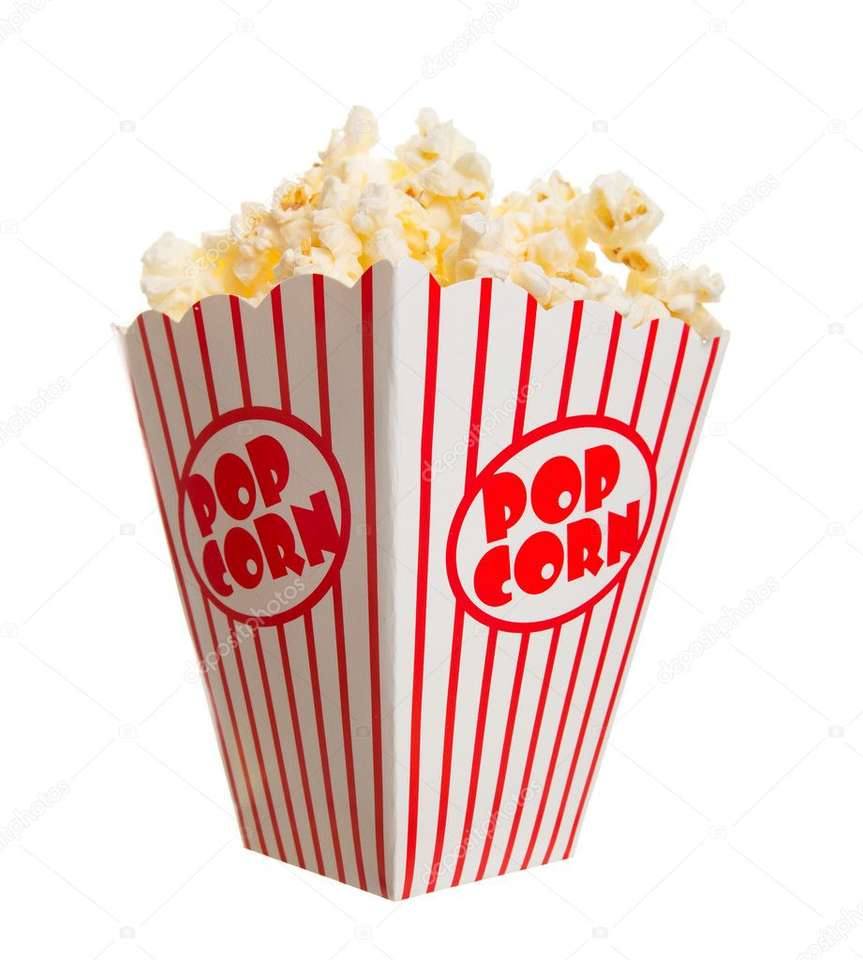 Popcorn-/filmfeestje online puzzel