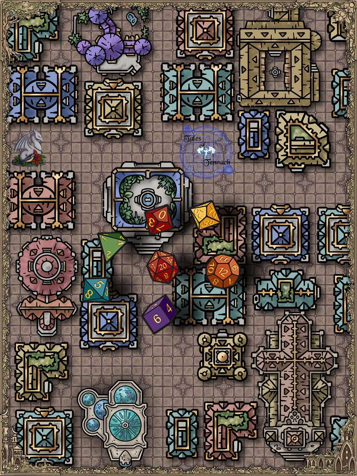 DND Town Puzzle Pussel online