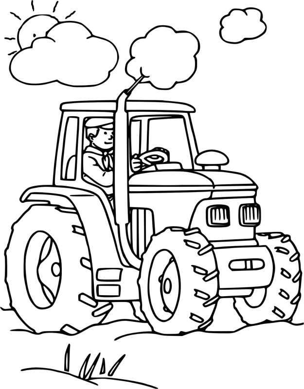 Traktor. sid pussel online från foto