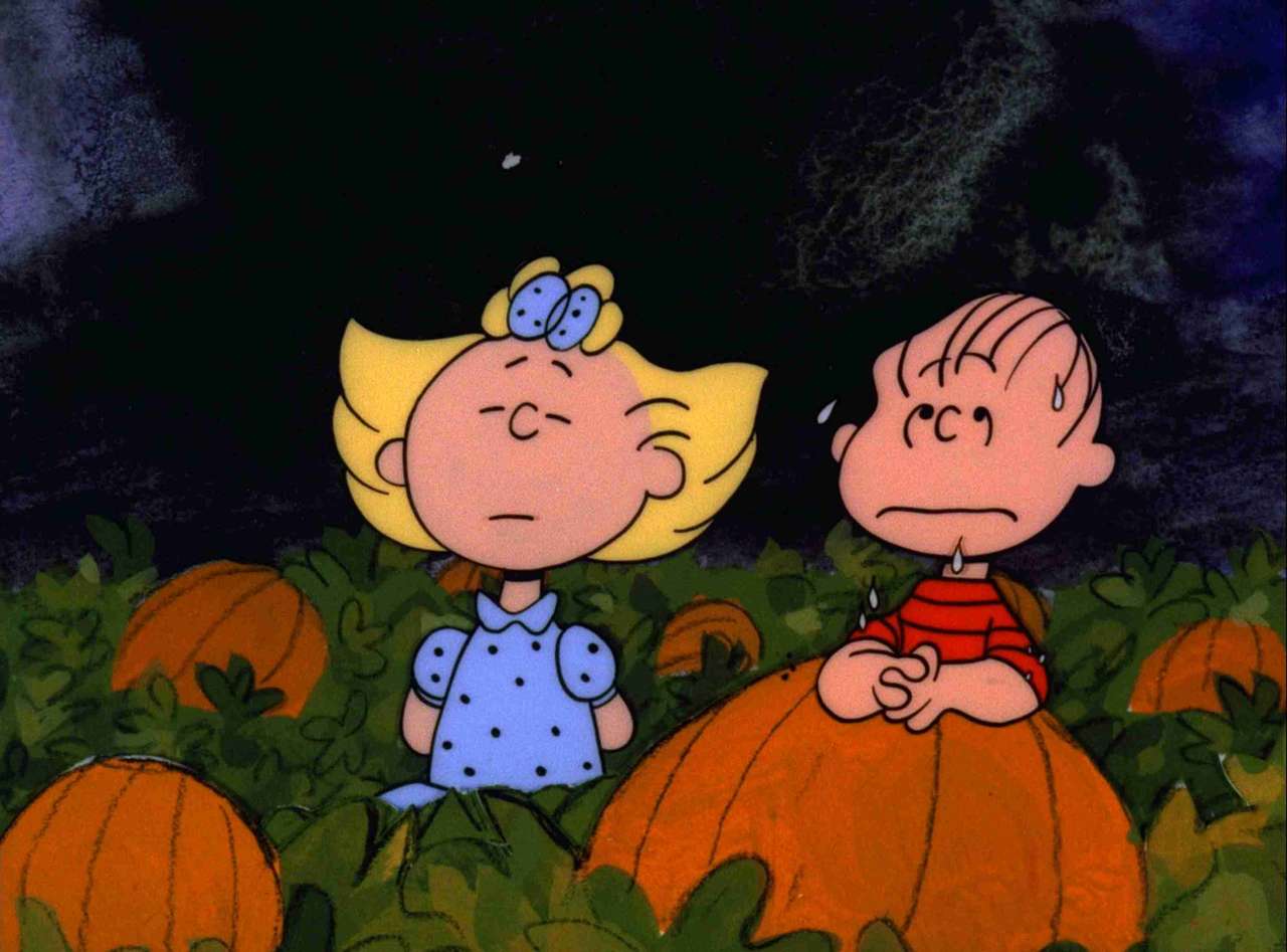 Charlie Brown Halloween puzzle online din fotografie