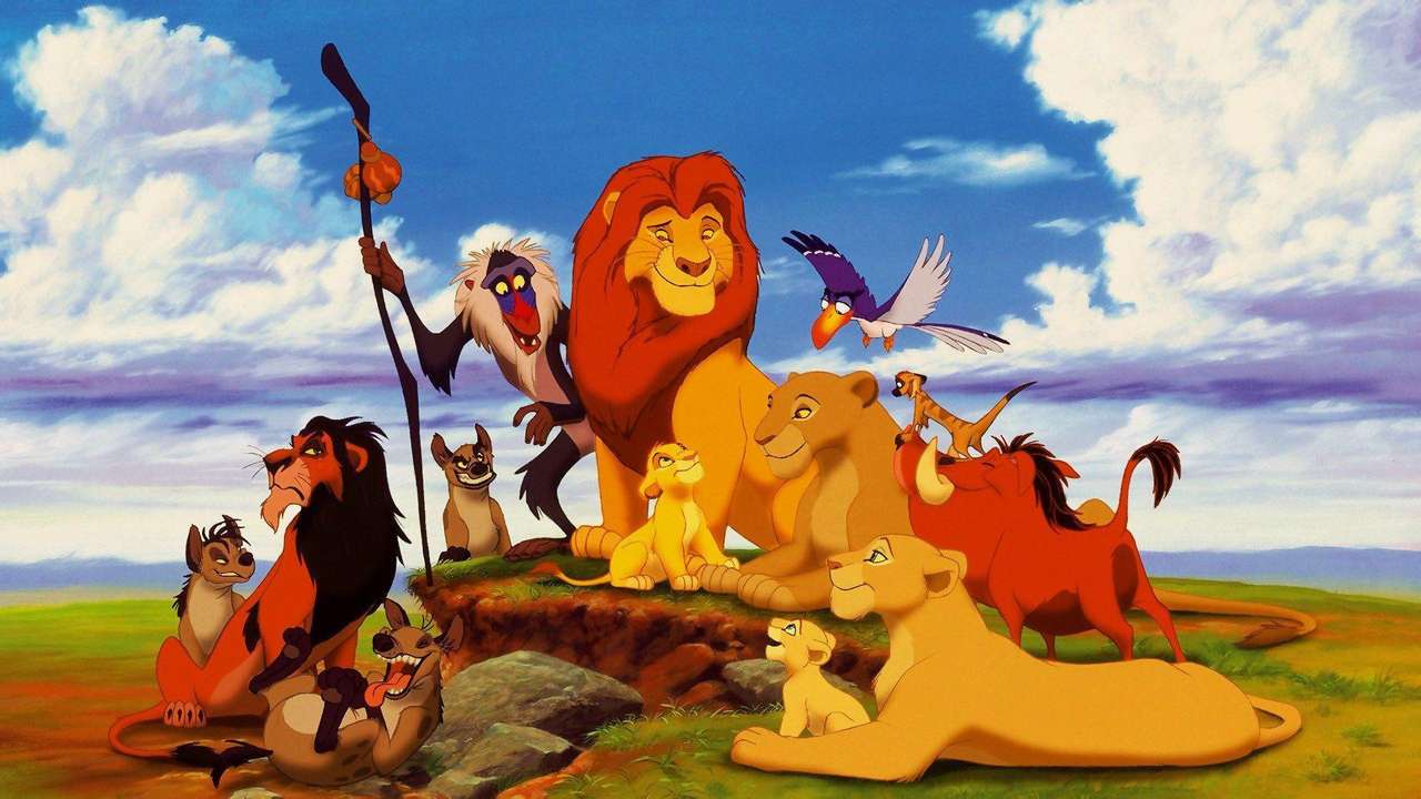 Lion King puzzle online from photo