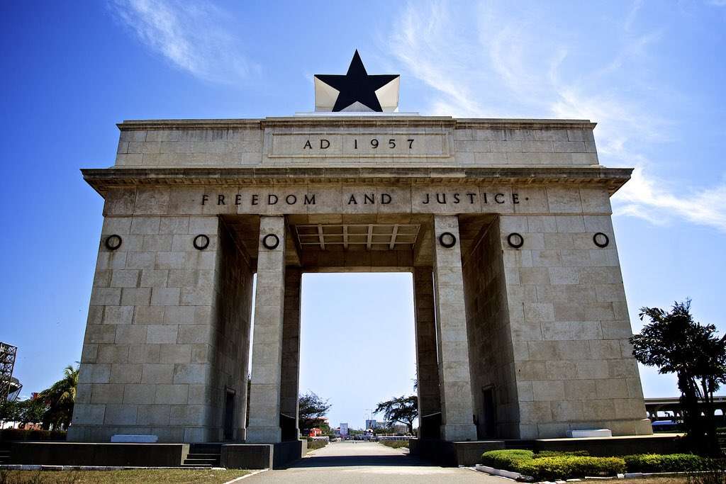 Självständighetstorget i Ghana Pussel online