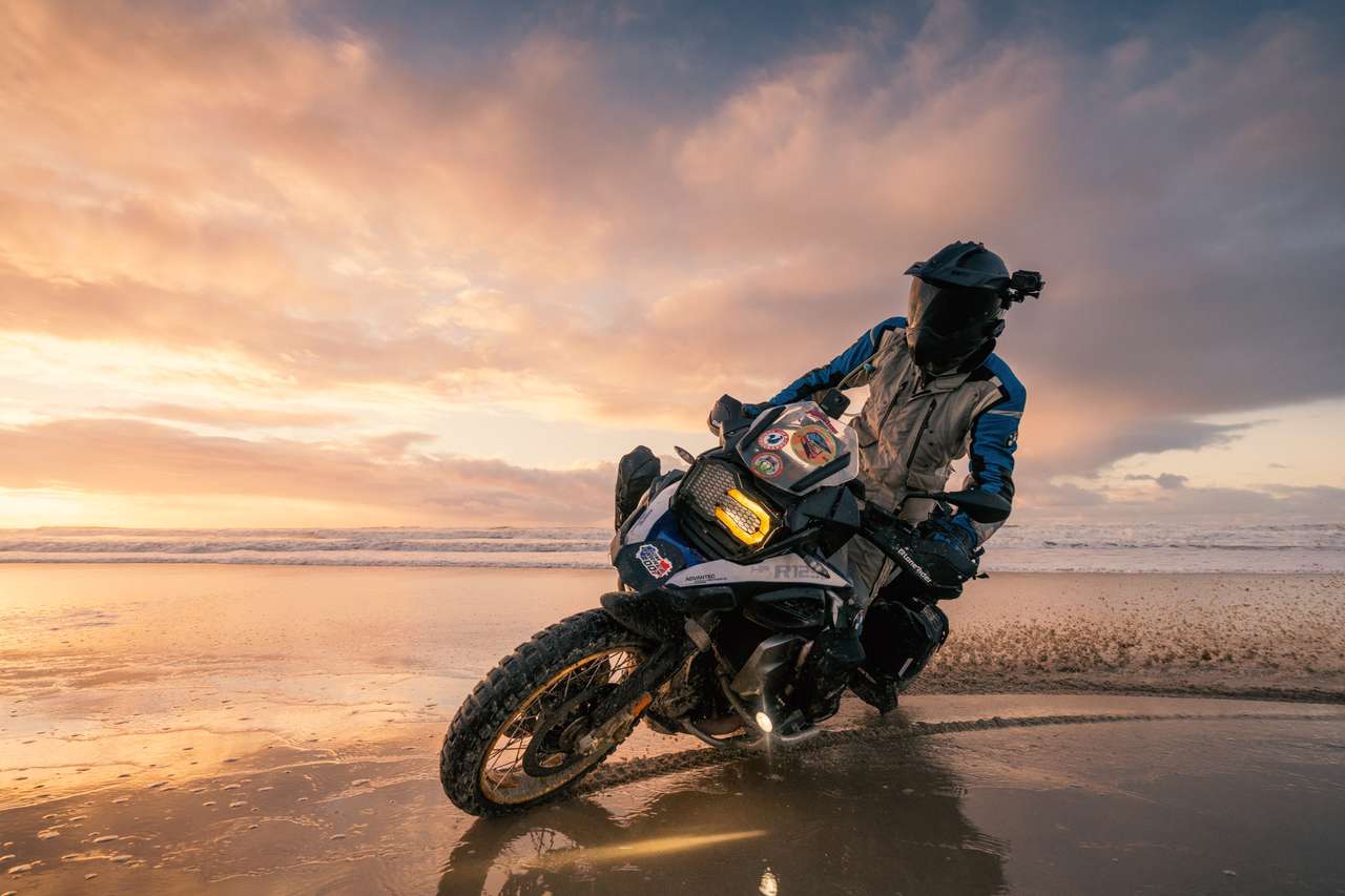 tengerparti motorozás puzzle online fotóról