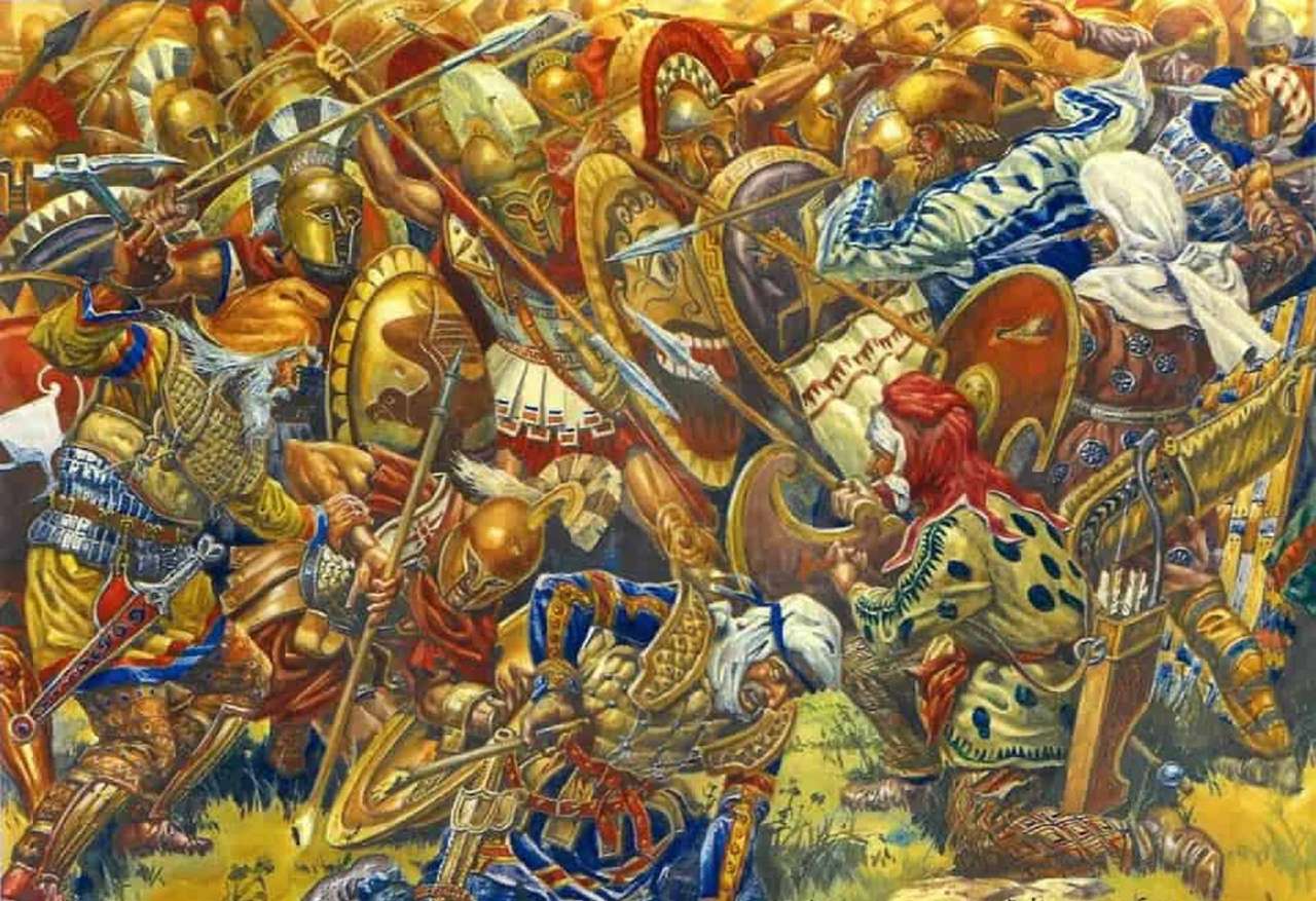 Battle of Plataea online puzzle