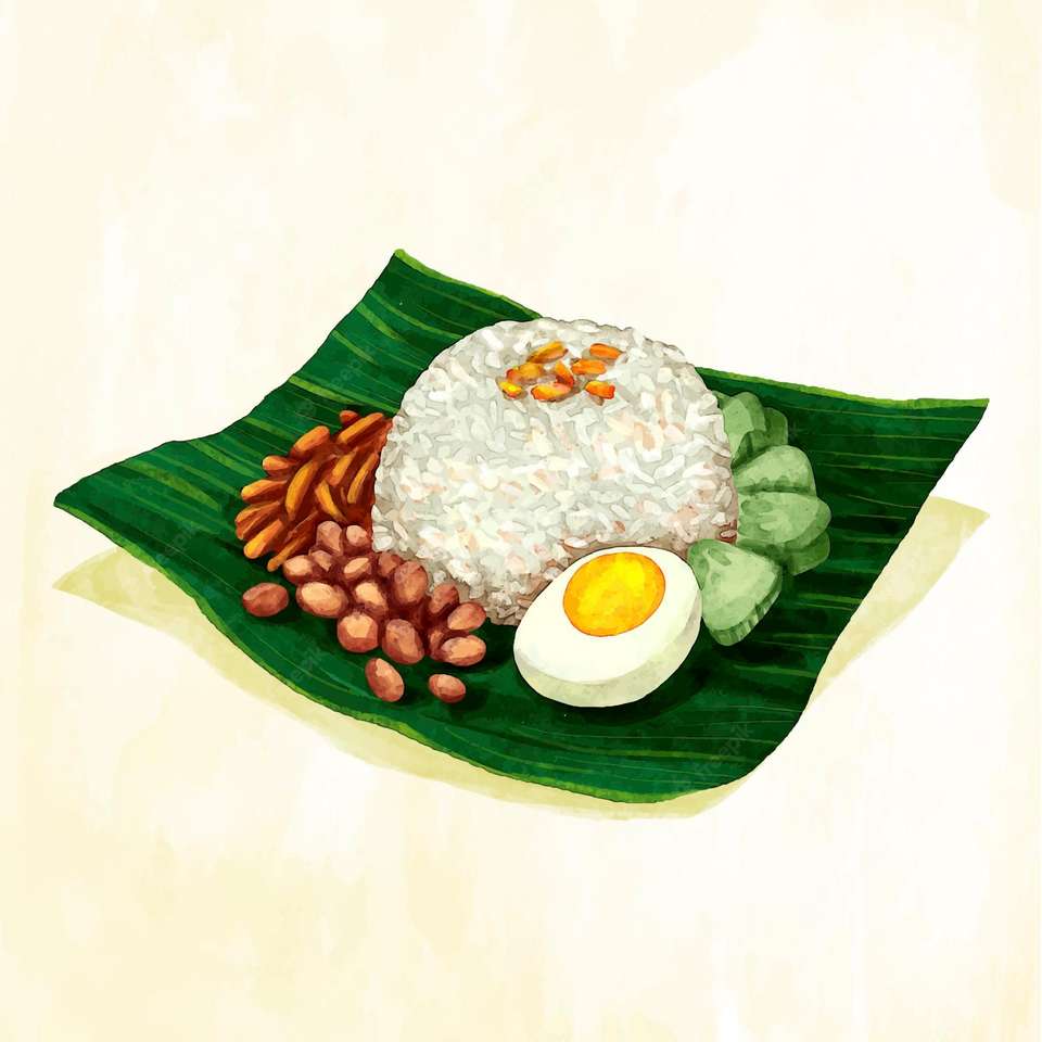 マレーシア料理 写真からオンラインパズル