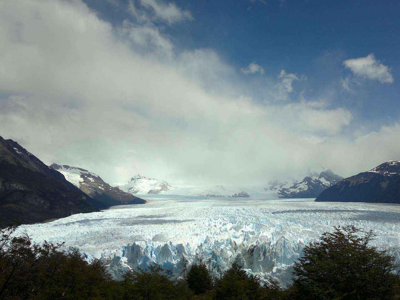 famous glacier puzzle online from photo