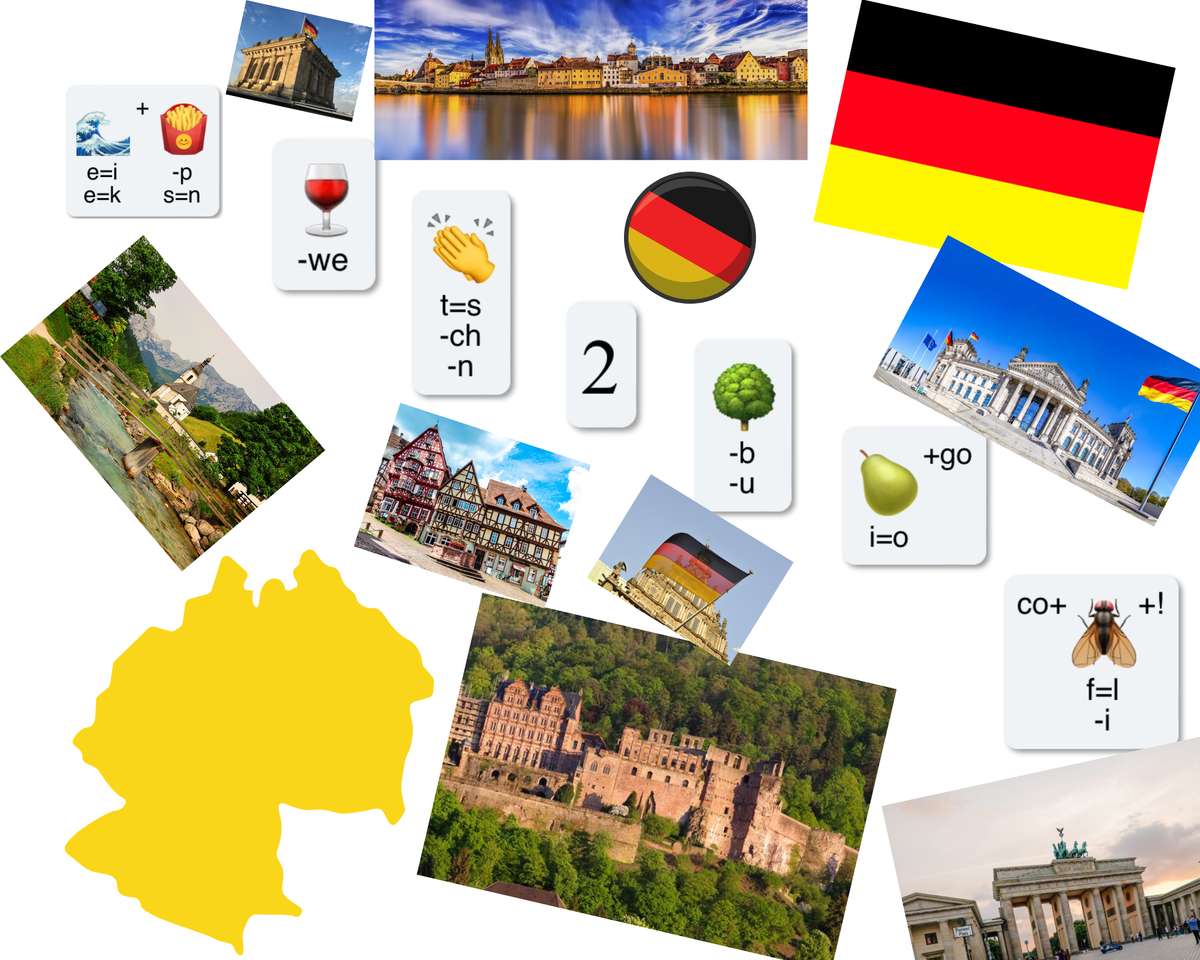 germany rebus puzzle puzzle online from photo