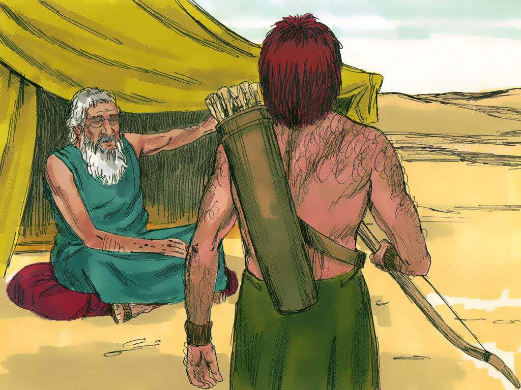jacob and esau activity puzzle online from photo