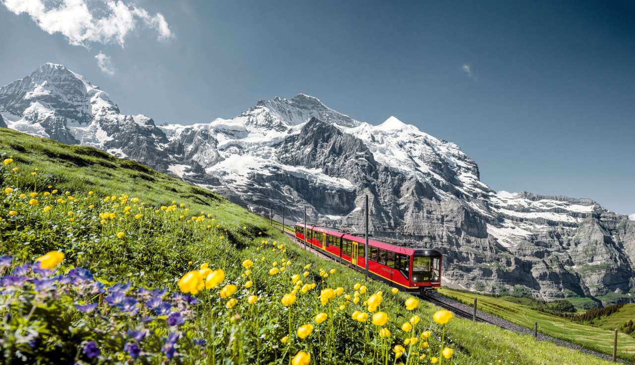 Jungfraubahn Online-Puzzle