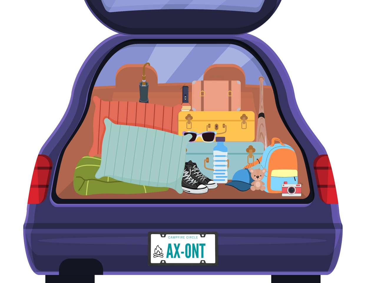 Pack the Car online puzzle
